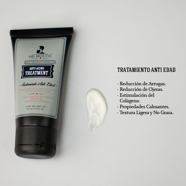 Tratamiento Anti Edad 2oz | Ácido Hialurónico y Extracto Pepino