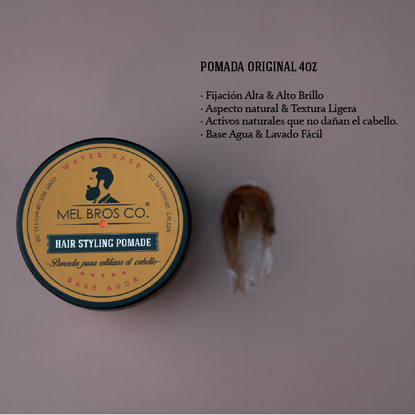 Pomada Original 4oz | Base Agua + Extra Fijación