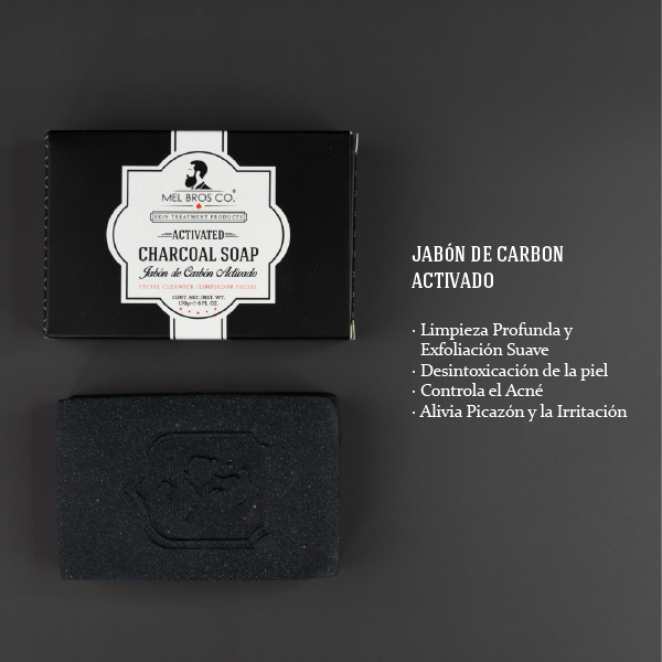 Jabón de Carbón Activado 170gr | Detox y Limpieza