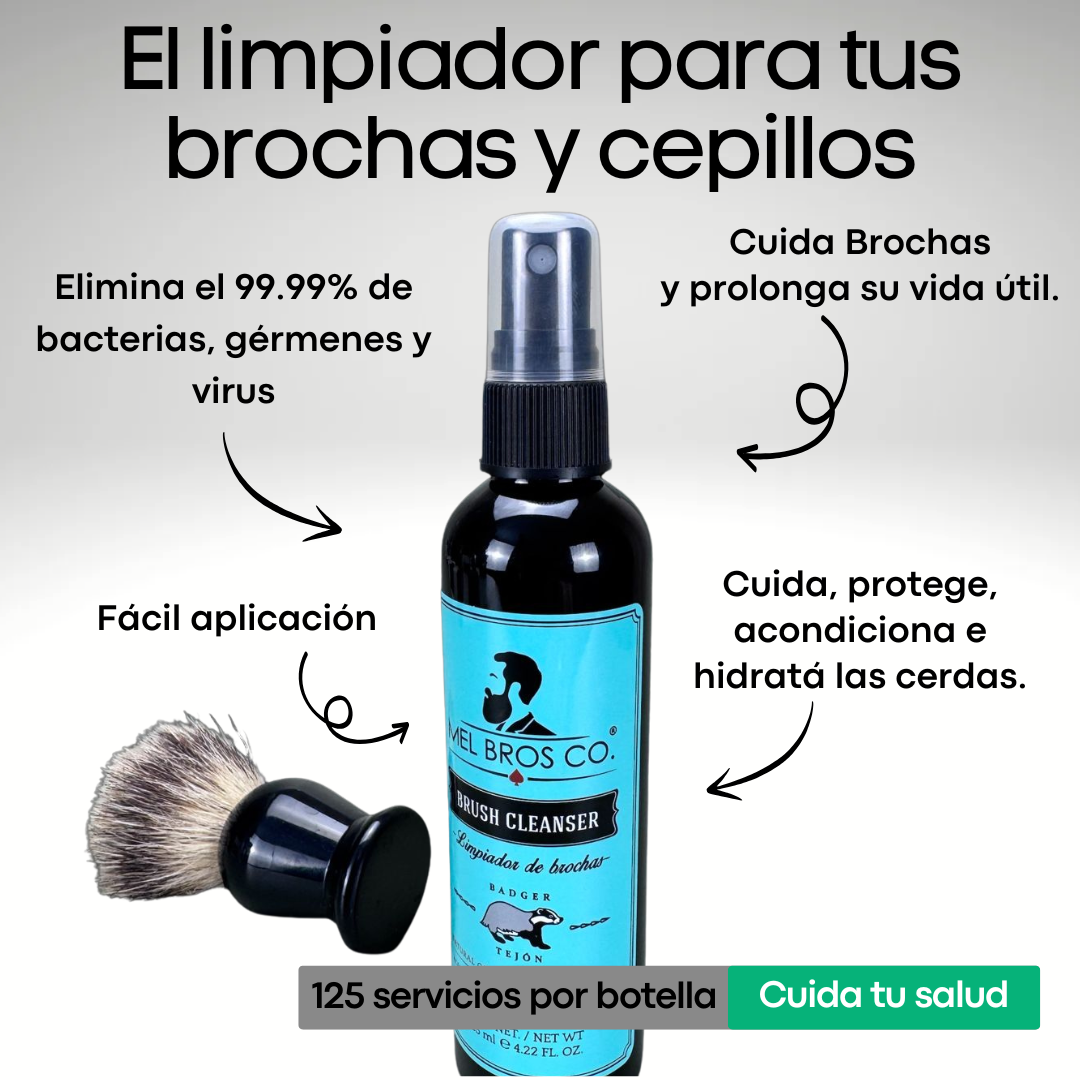 Desinfectante y Limpiador de Brochas 125ml | Desinfecta y Cuida Brochas