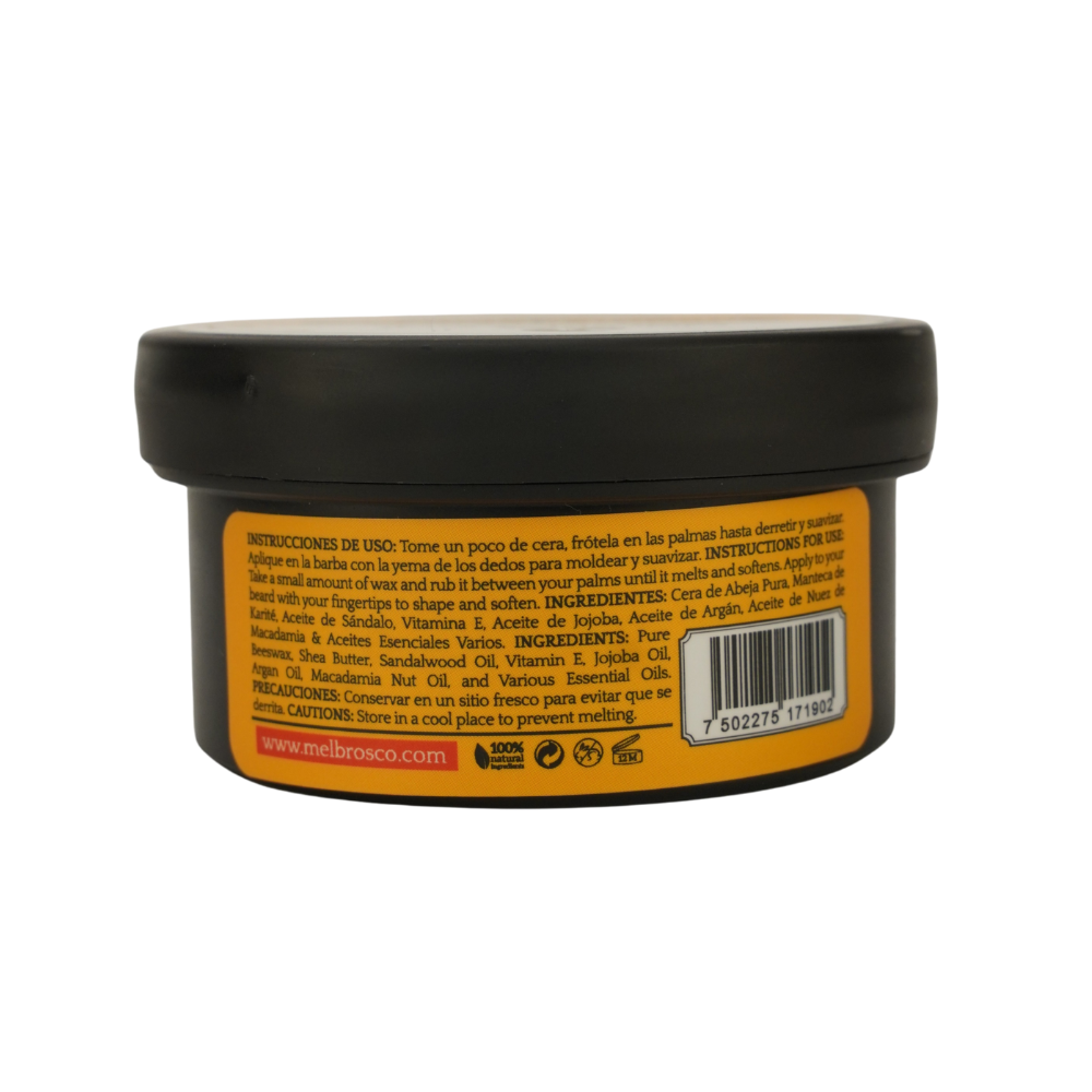 CERA DE ABEJA PARA BARBA 3oz | Suavidad y Cuidado